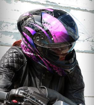 cool women's motorcycle helmets Daytona DOTHalf Helmet - - Butterfly With six interchangeable padding sizes Schuberth C3 Pro Women Motorcycle