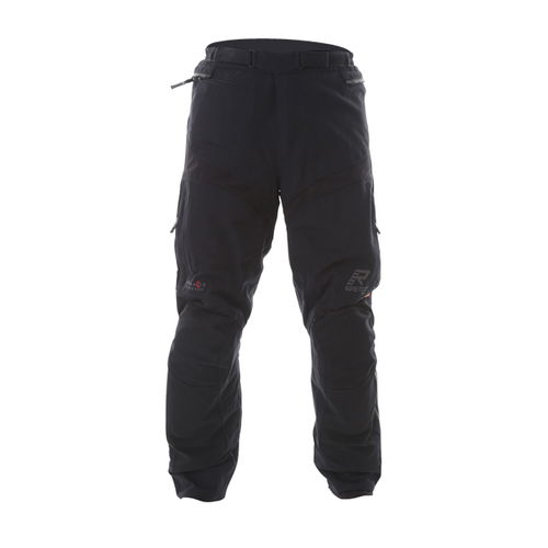 Rukka Arma-T Mens Black Goretex Waterproof Textile Motorcycle Trousers Front                                                                                                                                                                                   
