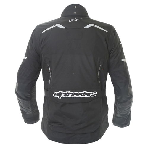 Alpinestars Andes Drystar Mens Black Waterproof Textile Motorcycle Jacket Back                                                                                                                                                                                 