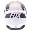 Fox V1 Przm Black White Motocross Helmet Back                                                                                                                                                                                                                  