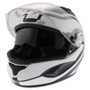 Scorpion Exo 1000 Round Up Black White Helmet Open With Sun Visor                                                                                                                                                                                              