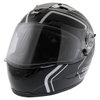 Scorpion Exo 500 West Black White Helmet Front Left                                                                                                                                                                                                            