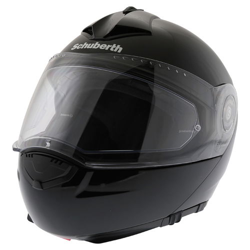 Schuberth C3 Pro Black Flip Front Motorcycle Helmet Front Left                                                                                                                                                                                                 