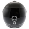 Schuberth C3 Pro Black Flip Front Motorcycle Helmet Back                                                                                                                                                                                                       