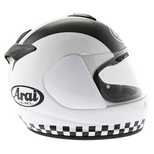 Arai Chaser-V Legend White Full Face Motorcycle Helmet Right Side                                                                                                                                                                                              