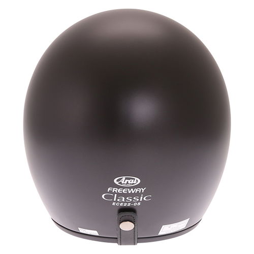 Arai Freeway 2 Frost Black Open Face Motorcycle Helmet Back                                                                                                                                                                                                    