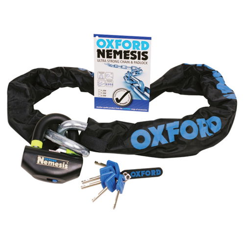 Oxford Products Nemesis Chain Lock - 16mm x 1.2m