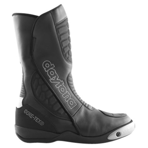 Daytona Strive Goretex Waterproof Black Motorcycle Boots Outside leg                                                                                                                                                                                           
