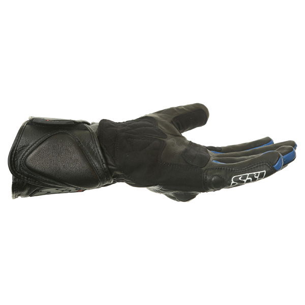 IXS Skywave Black Blue Motorcycle Gloves Little finger side                                                                                                                                                                                                    