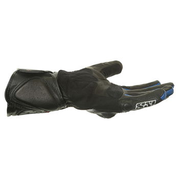 IXS Skywave Black Blue Motorcycle Gloves Little finger side                                                                                                                                                                                                    