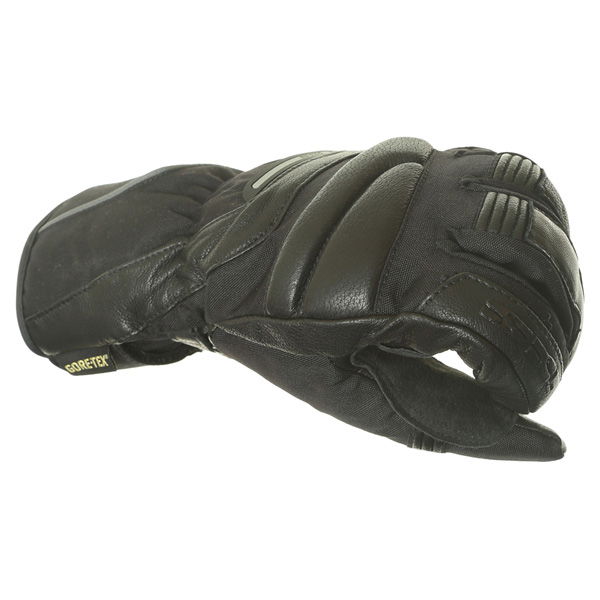 IXS Oslo Goretex Ladies Waterproof Black Motorcycle Gloves Knuckle                                                                                                                                                                                             