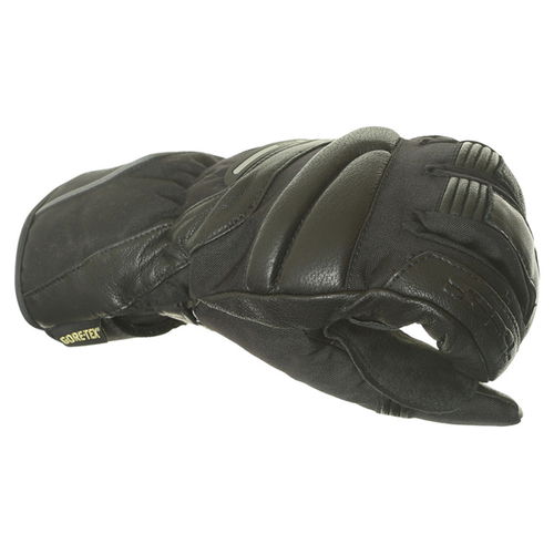 IXS Oslo Goretex Ladies Waterproof Black Motorcycle Gloves Knuckle                                                                                                                                                                                             