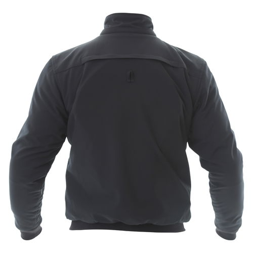 BKS Double Tech Black Motorcycle Hoody Hood Up Back                                                                                                                                                                                                            