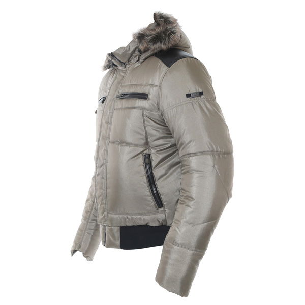 IXS Detroit Mens Sand Textile Motorcycle Jacket Side                                                                                                                                                                                                           