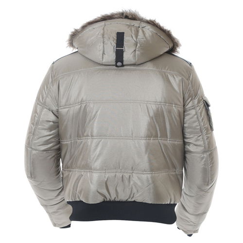 IXS Detroit Mens Sand Textile Motorcycle Jacket Back                                                                                                                                                                                                           