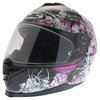 HJC IS-17 Barbwire Pink Ladies Full Face Motorcycle Helmet Front Left                                                                                                                                                                                          
