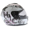 HJC IS-17 Barbwire Pink Ladies Full Face Motorcycle Helmet Right Side                                                                                                                                                                                          