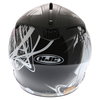 HJC IS-17 Barbwire Pink Ladies Full Face Motorcycle Helmet Back                                                                                                                                                                                                