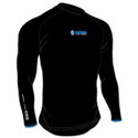 Layers All Year Mens Top - Black