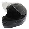 Frank Thomas FT36 Black Full Face Motorcycle Helmet Visor Open                                                                                                                                                                                                 