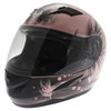 Frank Thomas FT36 Pink Ladies Full Face Motorcycle Helmet Front Left                                                                                                                                                                                           