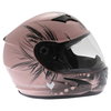 Frank Thomas FT36 Pink Ladies Full Face Motorcycle Helmet Right Side                                                                                                                                                                                           