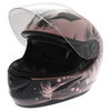 Frank Thomas FT36 Pink Ladies Full Face Motorcycle Helmet Visor Open                                                                                                                                                                                           