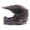 Frank Thomas FT696 MX Matt Black Helmet Left Side                                                                                                                                                                                                              