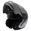 HJC Rpha Max Silver Helmet Flip Open                                                                                                                                                                                                                           