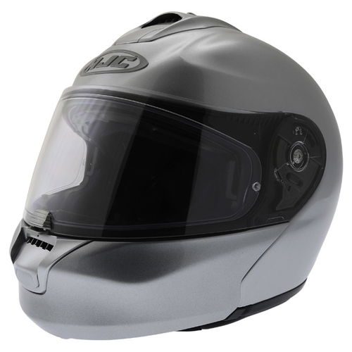 HJC Rpha Max Silver Helmet Front Left                                                                                                                                                                                                                          