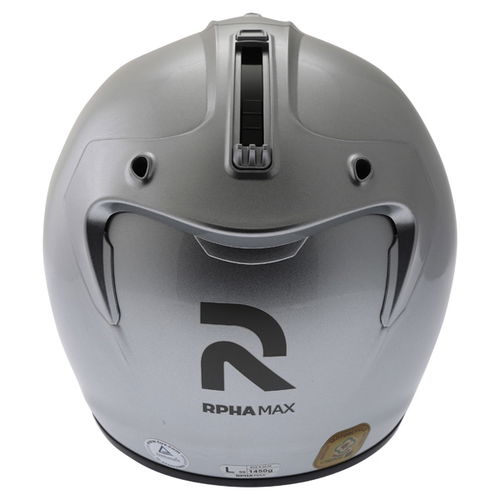 HJC Rpha Max Silver Helmet Back                                                                                                                                                                                                                                