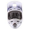 Fox V1 Matt White Motocross Helmet Front                                                                                                                                                                                                                       