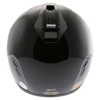 HJC FS-11 Plain Black Helmet Back                                                                                                                                                                                                                              