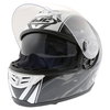 HJC FS-11 Brushstroke Black Helmet Open With Sun Visor                                                                                                                                                                                                         