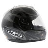 HJC FS-11 Brushstroke Black Helmet Right Side                                                                                                                                                                                                                  