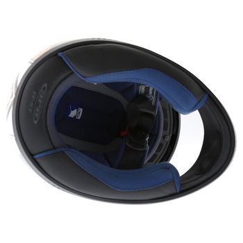 HJC FS-11 Brushstroke Black Helmet Inside                                                                                                                                                                                                                      