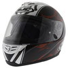 HJC FS-11 Brushstroke Red Helmet Front Left                                                                                                                                                                                                                    