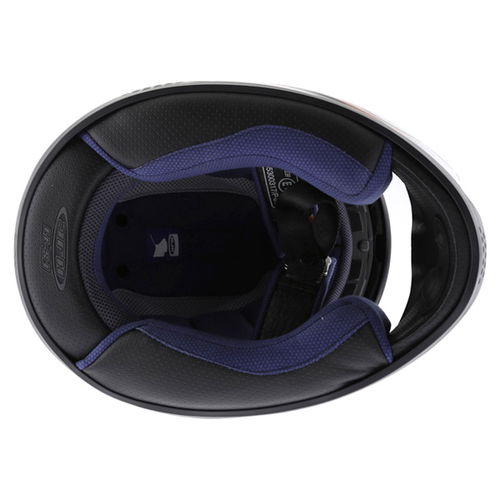 HJC FS-11 Brushstroke Red Helmet Inside                                                                                                                                                                                                                        