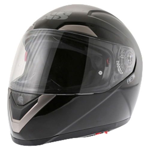 IXS HX 580 Aft Black Helmet Front Left                                                                                                                                                                                                                         