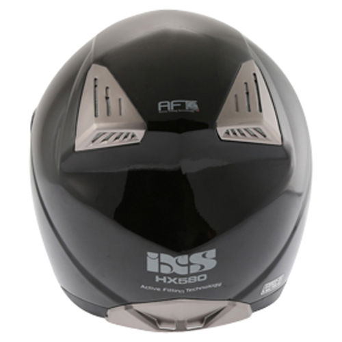 IXS HX 580 Aft Black Helmet Back                                                                                                                                                                                                                               