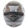 IXS HX 580 Aft Tourano Black White Red Helmet Back                                                                                                                                                                                                             