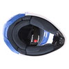 Fox V1 Mata Blue White Motocross Helmet Inside                                                                                                                                                                                                                 