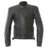 Akito 719 R Black Leather Motorcycle Jacket Front                                                                                                                                                                                                              