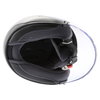 Shoei J-Cruise Black Open Face Motorcycle Helmet Inside                                                                                                                                                                                                        