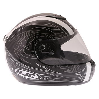 HJC CL-St II Guardian Black Grey White Full Face Motorcycle Helmet Right Side                                                                                                                                                                                  