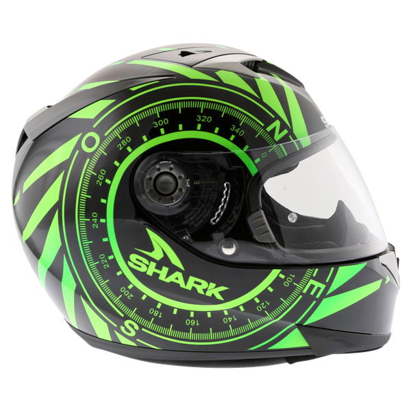 Shark S900 Helmet Hedge KGY Full Face Motorcycle Helmet Right Side                                                                                                                                                                                             
