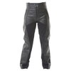 BKS Alex Rica Ladies Black Leather Motorcycle Jeans Front                                                                                                                                                                                                      