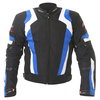 RST Blade Sport 1348 Mens Black Blue Textile Motorcycle Jacket Front                                                                                                                                                                                           
