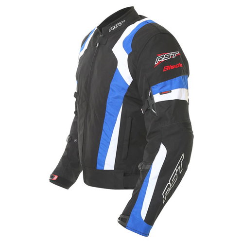 RST Blade Sport 1348 Mens Black Blue Textile Motorcycle Jacket Side                                                                                                                                                                                            