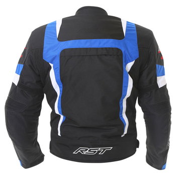 RST Blade Sport 1348 Mens Black Blue Textile Motorcycle Jacket Back                                                                                                                                                                                            